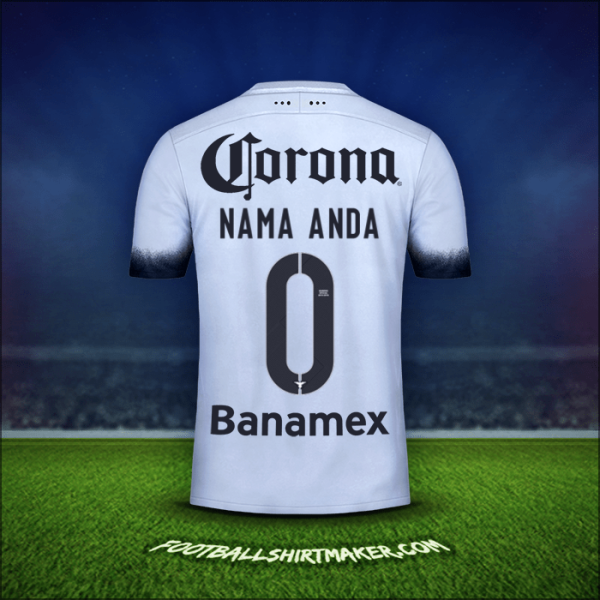 Jersey Club America 2015/16 Ketiga -  nama anda - 0