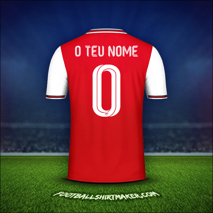 Camisola Arsenal Cup 2019/20 -  o teu nome - 0