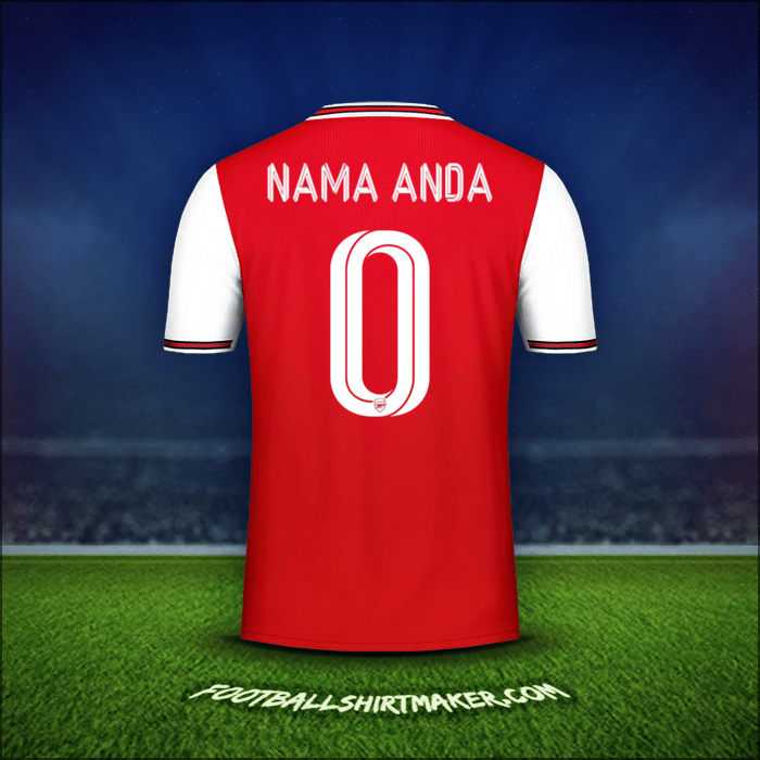 Jersey Arsenal Cup 2019/20 -  nama anda - 0