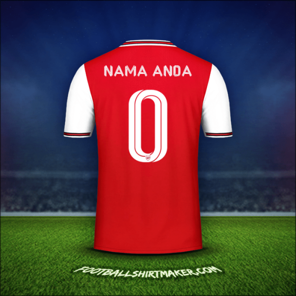 Jersey Arsenal Cup 2019/20 -  nama anda - 0