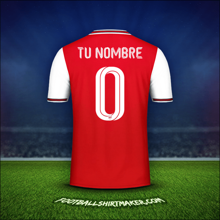 Jersey Arsenal Cup 2019/20 -  tu nombre - 0