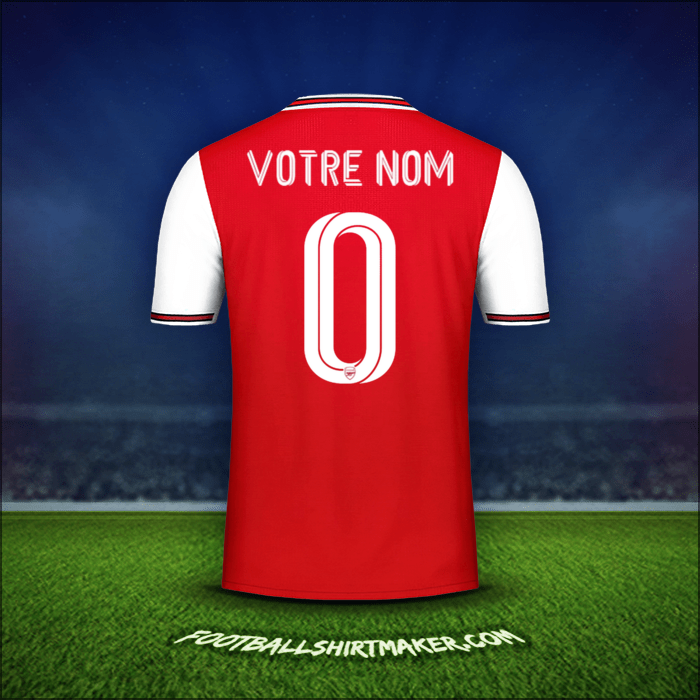 Maillot Arsenal Cup 2019/20 -  votre nom - 0