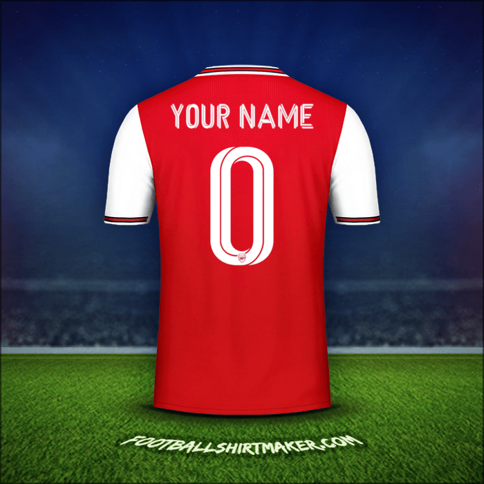 Jersey Arsenal Cup 2019/20 -  your name - 0