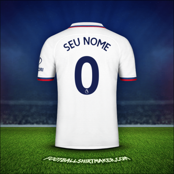 Camisa Chelsea 2019/20 Alternativa -  seu nome - 0