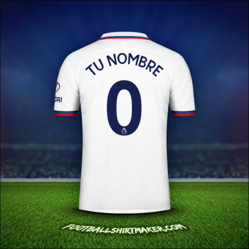 Camiseta Chelsea 2019/20 Visita -  tu nombre - 0