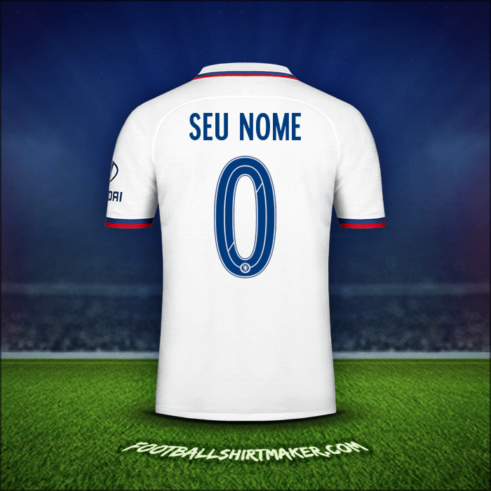 Camisa Chelsea Cup 2019/20 Alternativa -  seu nome - 0
