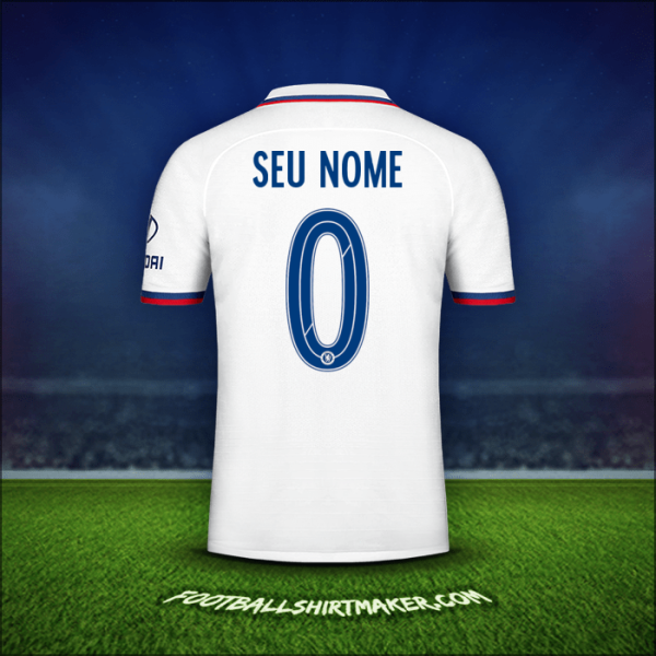 Camisa Chelsea Cup 2019/20 Alternativa -  seu nome - 0