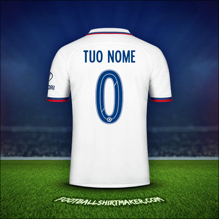 Maglia Chelsea Cup 2019/20 Seconda -  tuo nome - 0