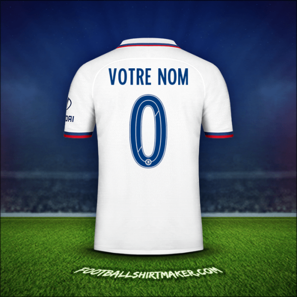 Maillot Chelsea Cup 2019/20 Extérieur -  votre nom - 0