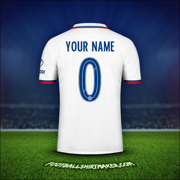Shirt Chelsea Cup 2019/20 Away -  your name - 0