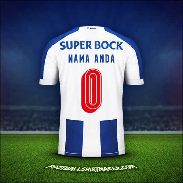 Jersey FC Porto Cup 2019/20 -  nama anda - 0