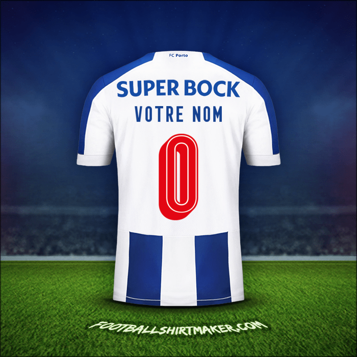 Maillot FC Porto Cup 2019/20 -  votre nom - 0