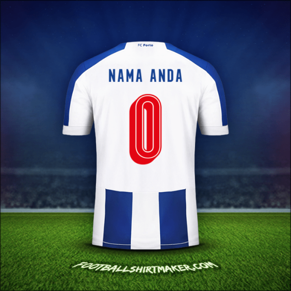 Jersey FC Porto UCL 2019/20 -  nama anda - 0