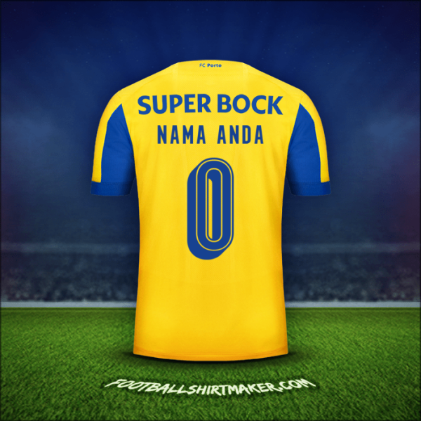 Jersey FC Porto Cup 2019/20 Alternatif -  nama anda - 0