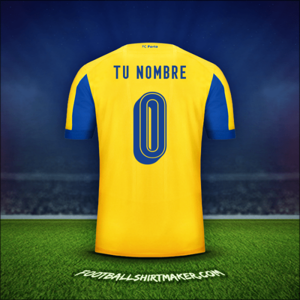 Jersey FC Porto UCL 2019/20 Visita -  tu nombre - 0