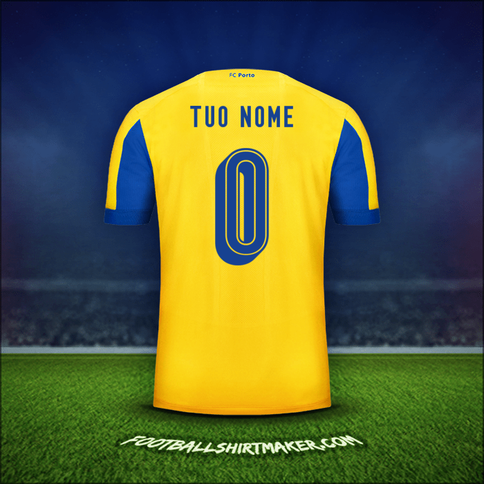 Maglia FC Porto UCL 2019/20 Seconda -  tuo nome - 0