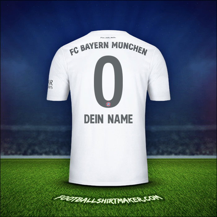 Trikot FC Bayern Munchen 2019/20 Auswärts -  dein name - 0