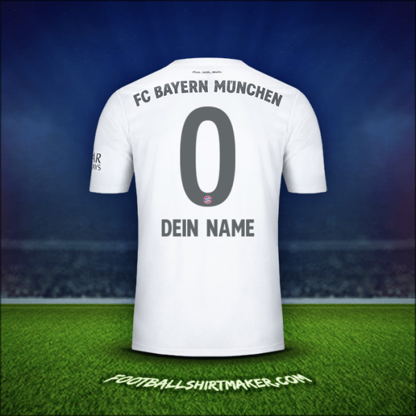 Trikot FC Bayern Munchen 2019/20 Auswärts -  dein name - 0