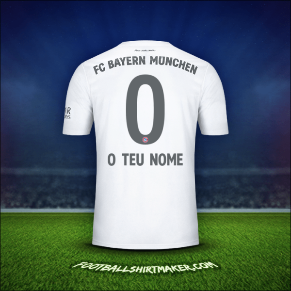 Camisola FC Bayern Munchen 2019/20 Alternativa -  o teu nome - 0