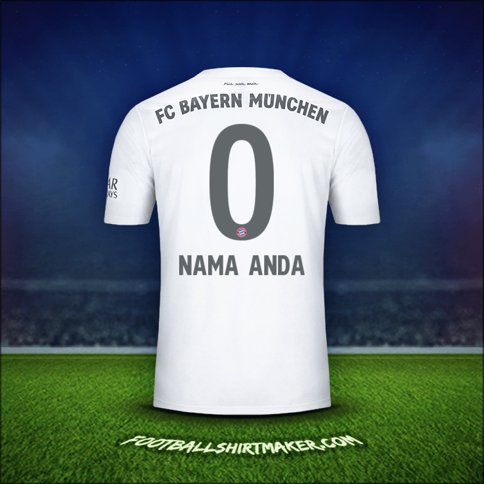 Jersey FC Bayern Munchen 2019/20 Alternatif -  nama anda - 0