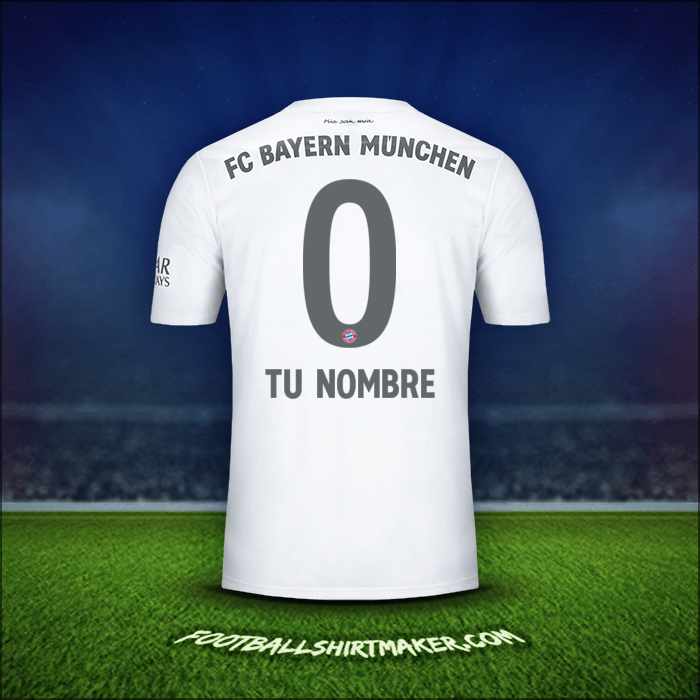Jersey FC Bayern Munchen 2019/20 Visita -  tu nombre - 0