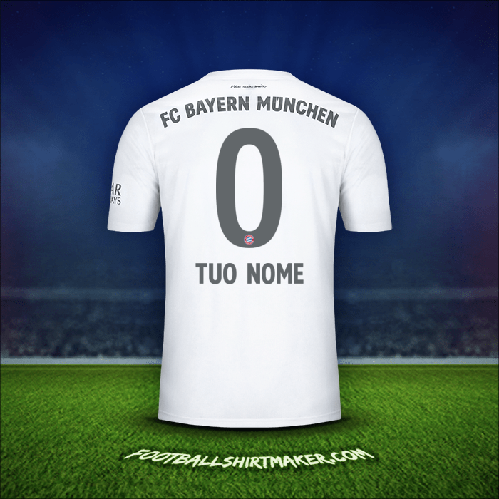 Maglia FC Bayern Munchen 2019/20 Seconda -  tuo nome - 0