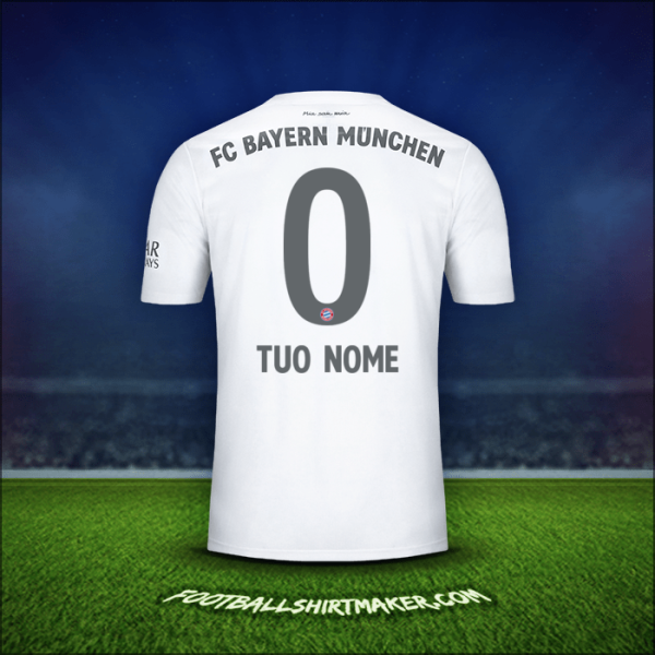 Maglia FC Bayern Munchen 2019/20 Seconda -  tuo nome - 0