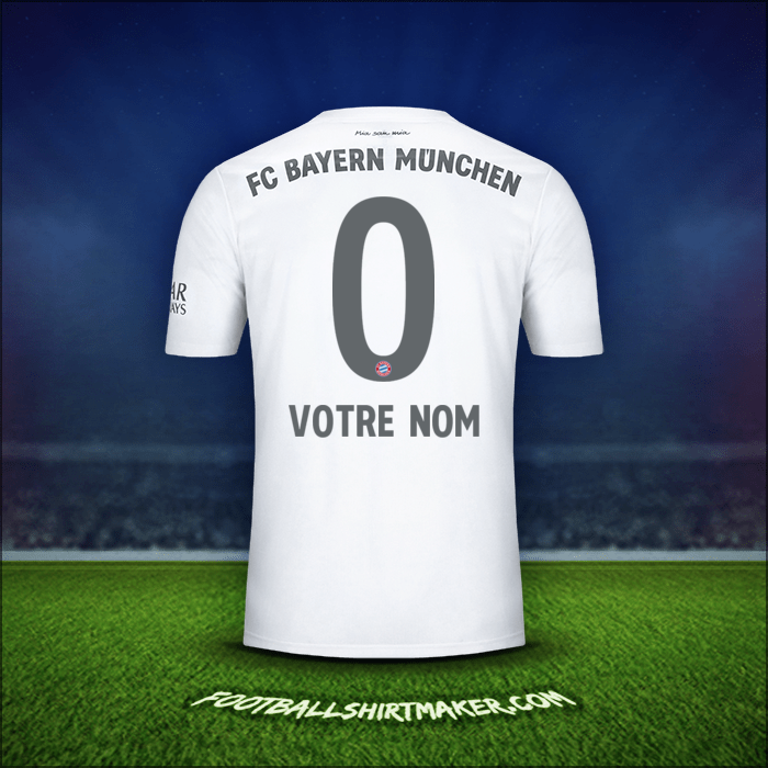Maillot FC Bayern Munchen 2019/20 Extérieur -  votre nom - 0