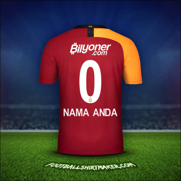 Jersey Galatasaray SK 2019/20 -  nama anda - 0