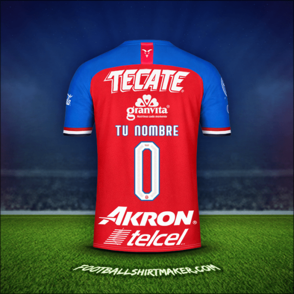 Jersey Guadalajara 2019/20 -  tu nombre - 0