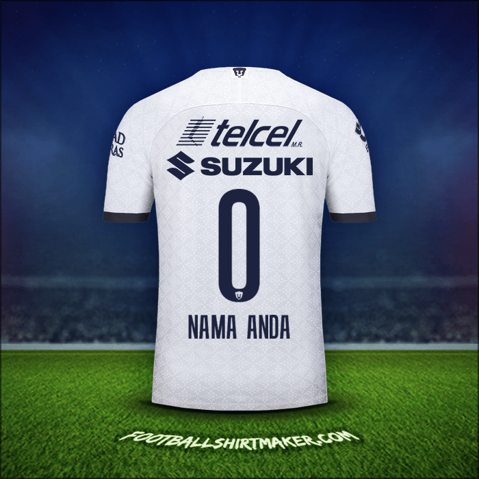 Jersey Pumas UNAM 2019/20 -  nama anda - 0