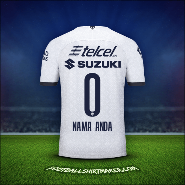 Jersey Pumas UNAM 2019/20 -  nama anda - 0