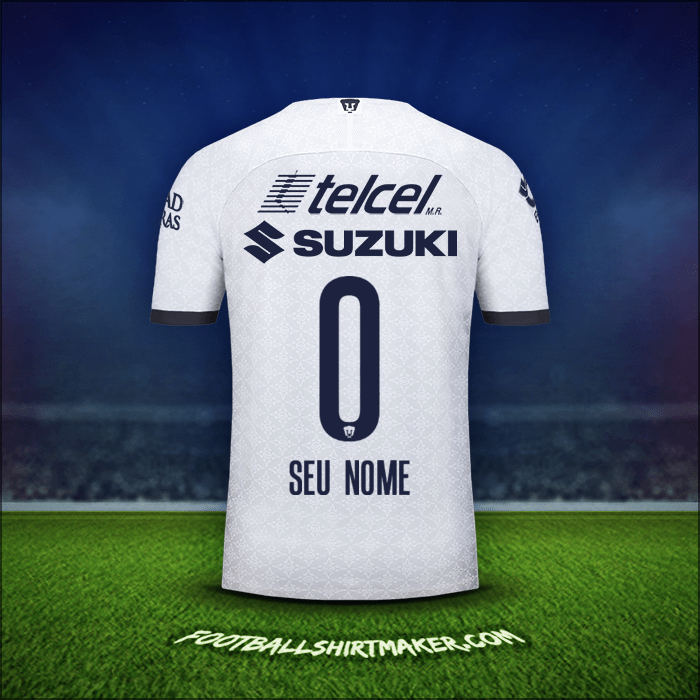 Camisa Pumas UNAM 2019/20 -  seu nome - 0