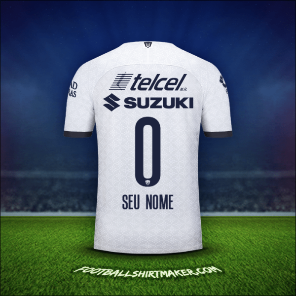 Camisa Pumas UNAM 2019/20 -  seu nome - 0