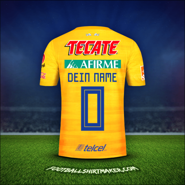 Trikot Tigres UANL 2019/20 -  dein name - 0