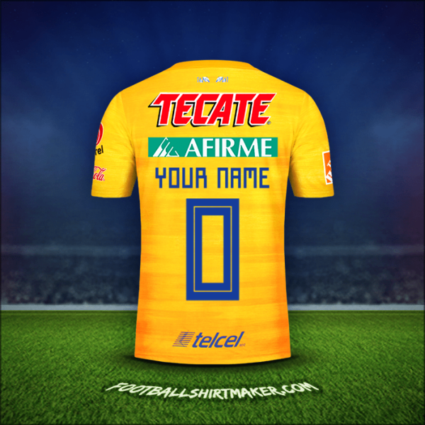 Shirt Tigres UANL 2019/20 -  your name - 0