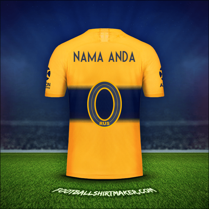 Jersey Boca Juniors 2019/20 Alternatif -  nama anda - 0