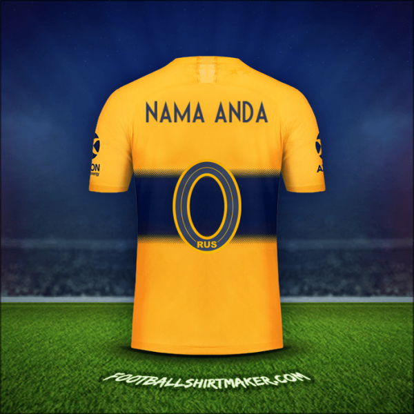 Jersey Boca Juniors 2019/20 Alternatif -  nama anda - 0