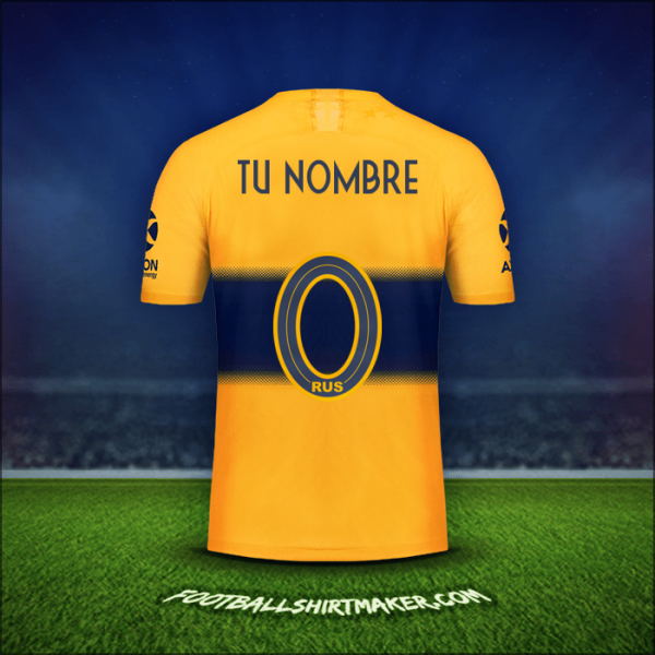 Camiseta Boca Juniors 2019/20 Visita -  tu nombre - 0