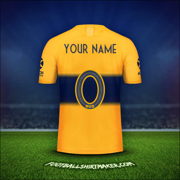 Shirt Boca Juniors 2019/20 Away -  your name - 0