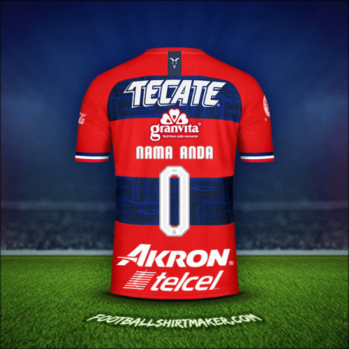 Jersey Guadalajara 2019/20 Alternatif -  nama anda - 0