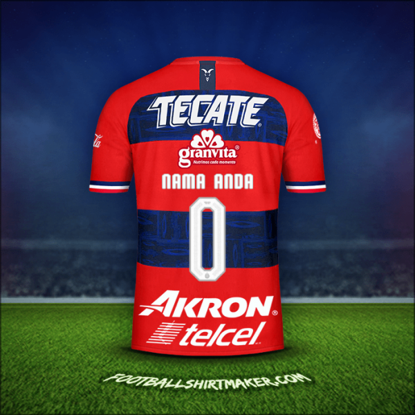 Jersey Guadalajara 2019/20 Alternatif -  nama anda - 0