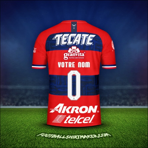 Maillot Guadalajara 2019/20 Extérieur -  votre nom - 0