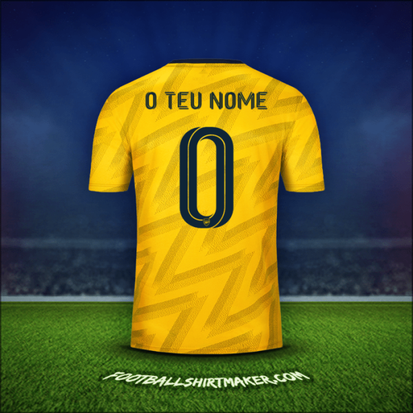 Camisola Arsenal Cup 2019/20 Alternativa -  o teu nome - 0