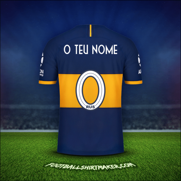 Camisola Boca Juniors 2019/20 -  o teu nome - 0
