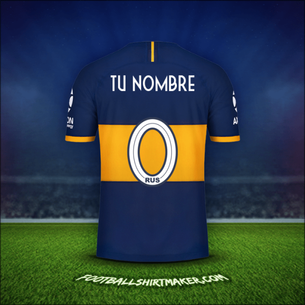 Camiseta Boca Juniors 2019/20 -  tu nombre - 0