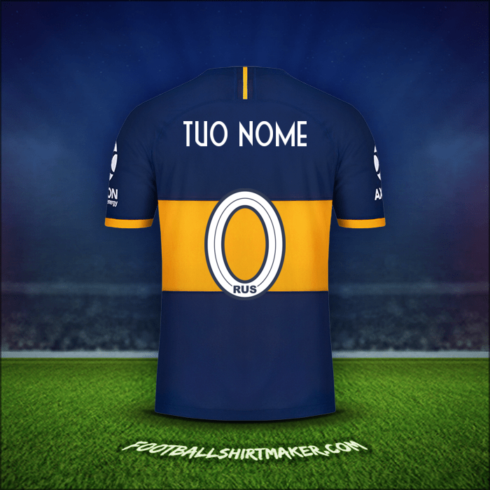 Maglia Boca Juniors 2019/20 -  tuo nome - 0