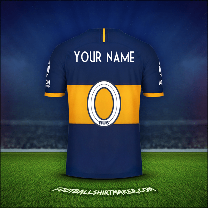 Jersey Boca Juniors 2019/20 -  your name - 0