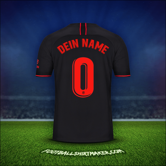 Trikot Atletico Madrid 2019/20 Auswärts -  dein name - 0