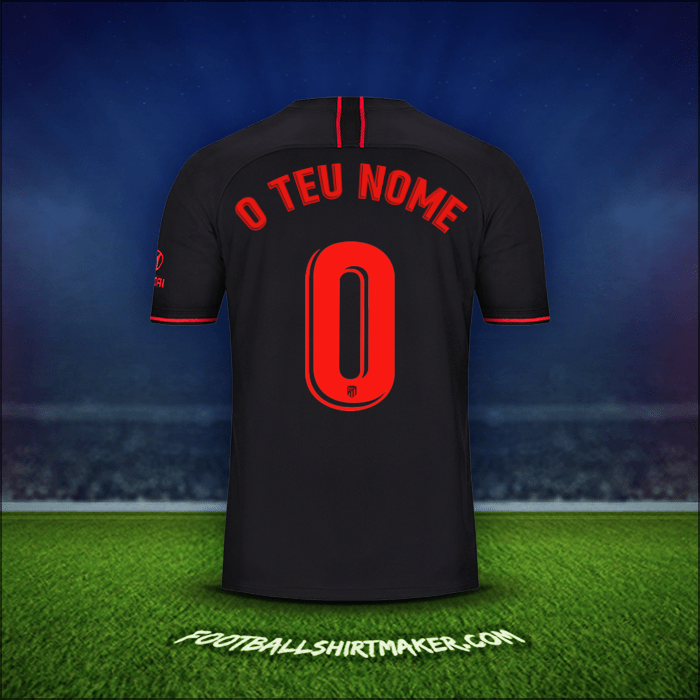 Camisola Atletico Madrid 2019/20 Alternativa -  o teu nome - 0